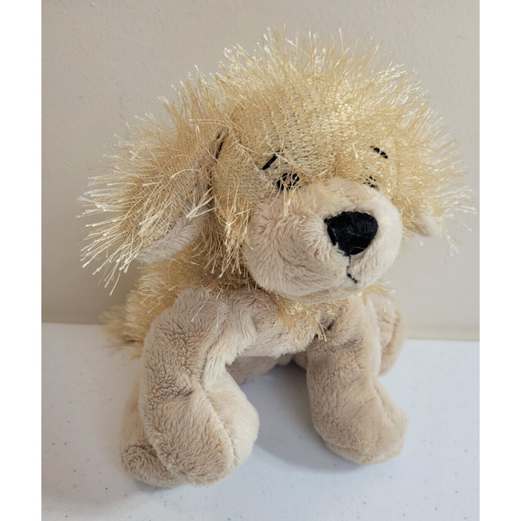 GANZ Webkinz Golden Retriever Dog Puppy Plush Stuffed Animal Toy 8" No Code - Picture 1 of 9